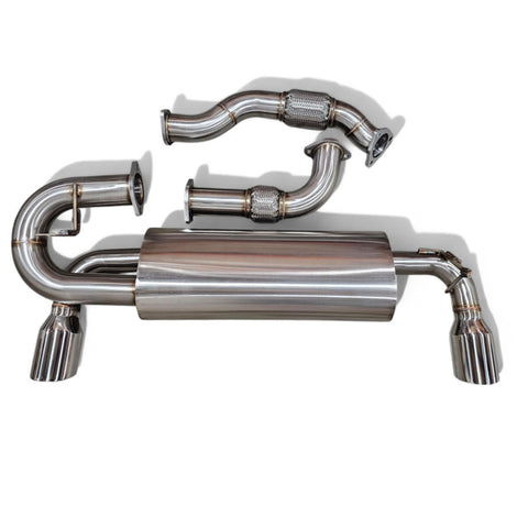 TCS Motorsports Single Muffler Dual Exhaust V2